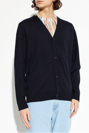 Paul Smith Wool cardigan with V-neckline