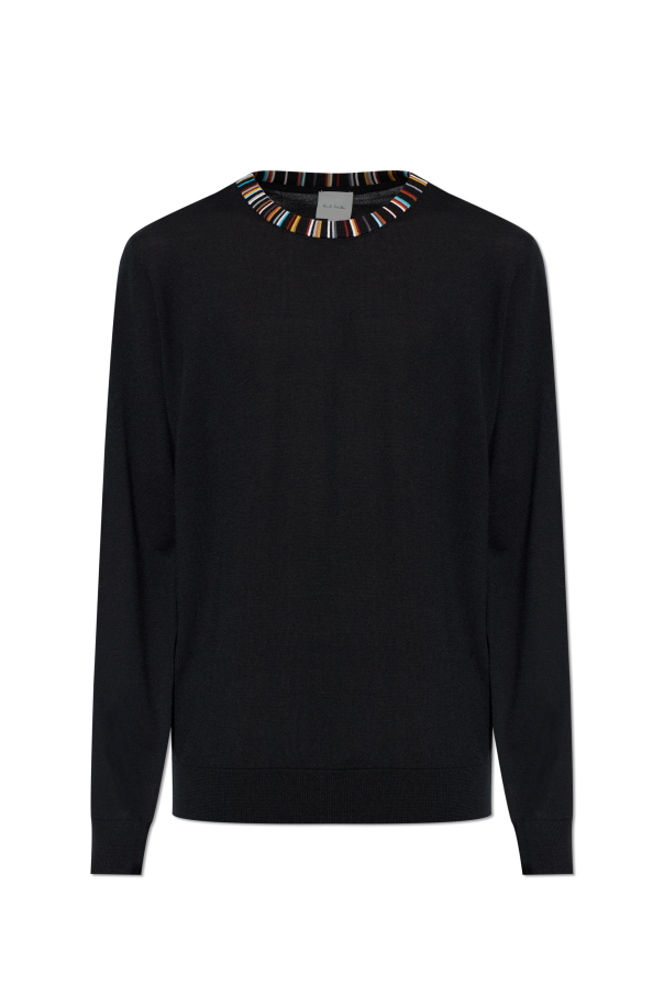 Wool sweater with a crew neck od Paul Smith