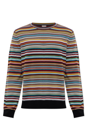 Sweater with striped pattern