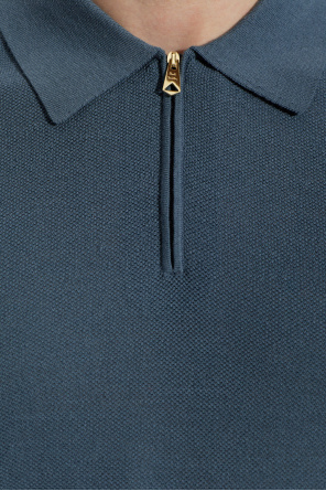 Paul Smith Wełniane polo z długimi rękawami