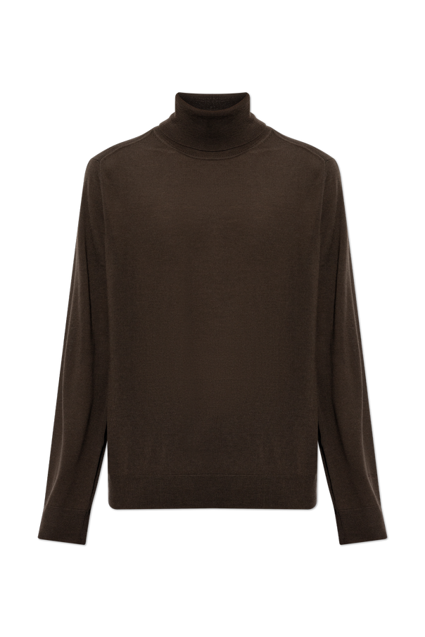 Wool turtleneck with embroidered logo od Paul Smith