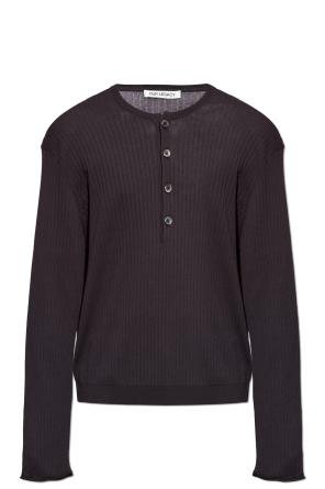 Long-sleeve polo shirt