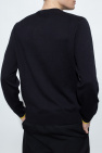 PS Paul Smith Z Zegna embroidered-logo cotton hoodie Blue