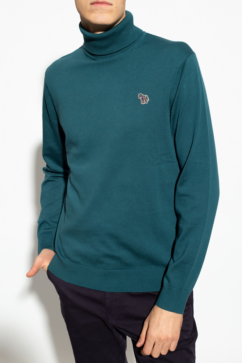 PS Paul Smith Turtleneck sweater Trefoil with logo