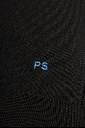 PS Paul Smith Wełniany sweter z logo