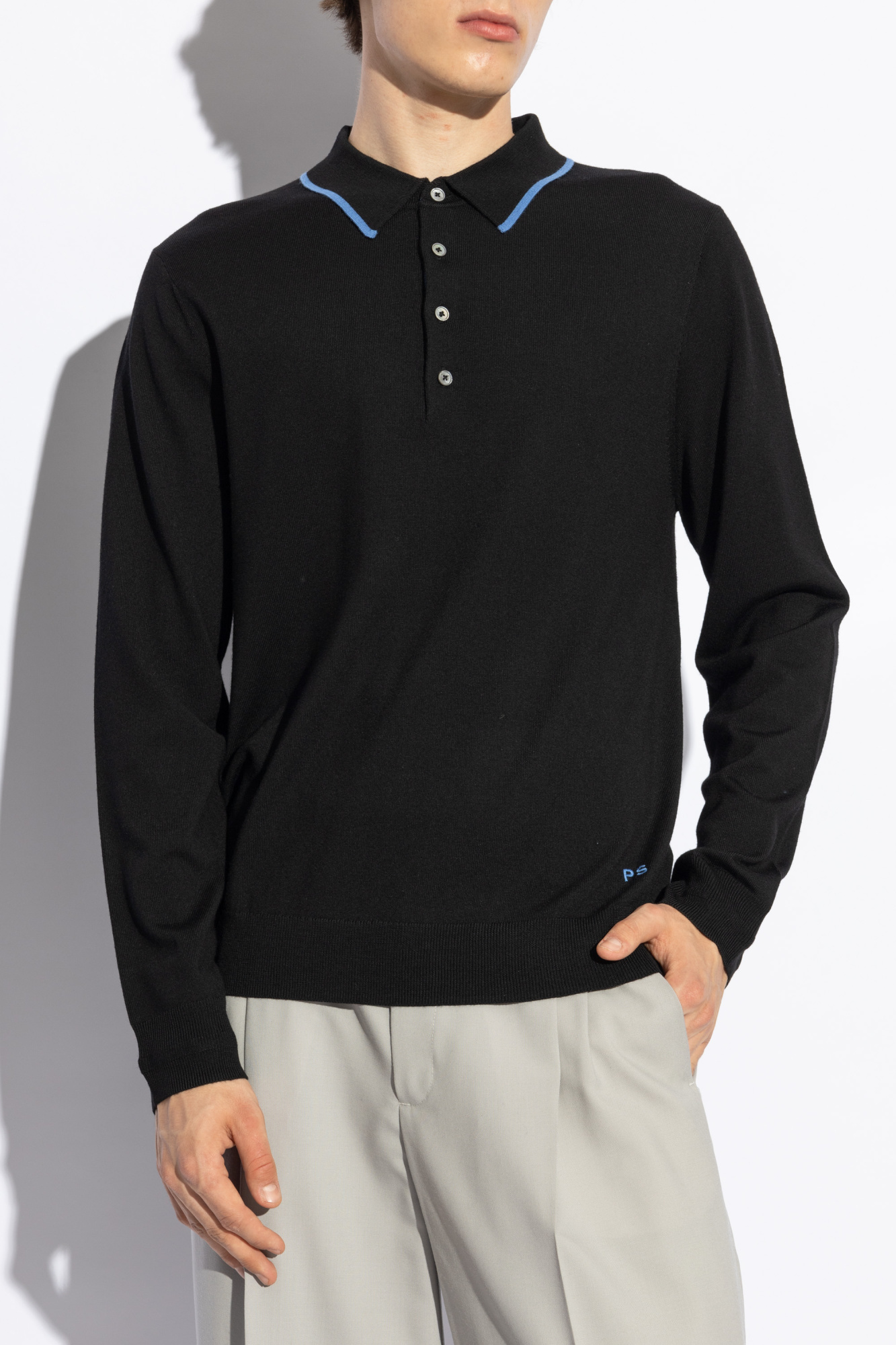 Chino Polo CLOT mit Royale-Streifen Chino Polo CLOT mit Royale-Streifen Polo Sweater