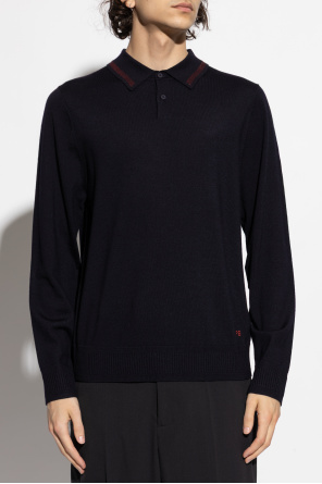 PS Paul Smith Wool long-sleeve polo