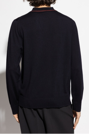 PS Paul Smith Wool long-sleeve polo