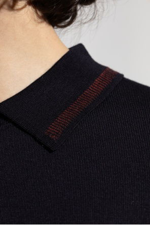 PS Paul Smith Wool long-sleeve polo