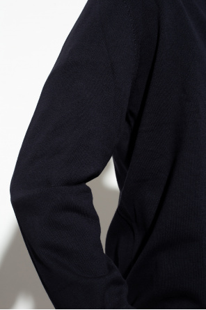 DVF Diane von Furstenberg Kate silk crepe de chine shirt sweatshirt Ness with mock neck