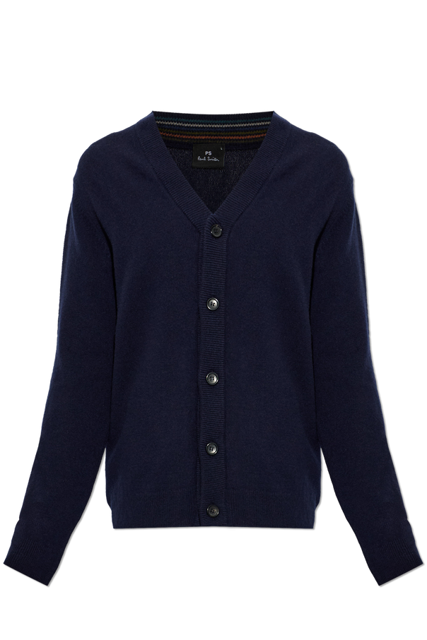 PS Paul Smith Straight-cut wool cardigan