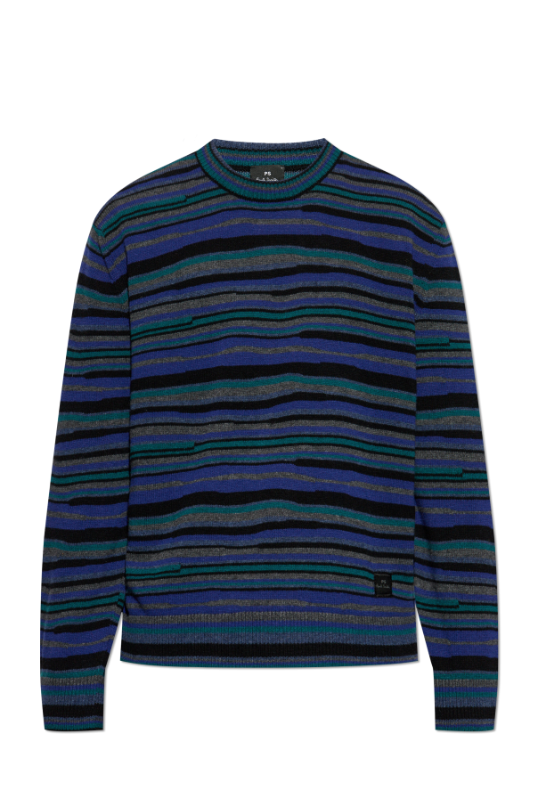 PS Paul Smith Sweter ze wzorem w paski