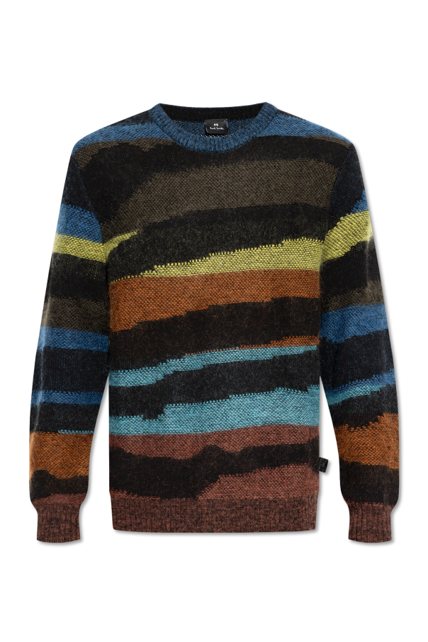 PS Paul Smith Sweter ze wzorem w pasy