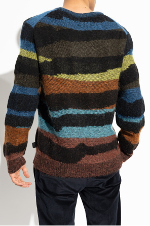 PS Paul Smith Sweter ze wzorem w pasy