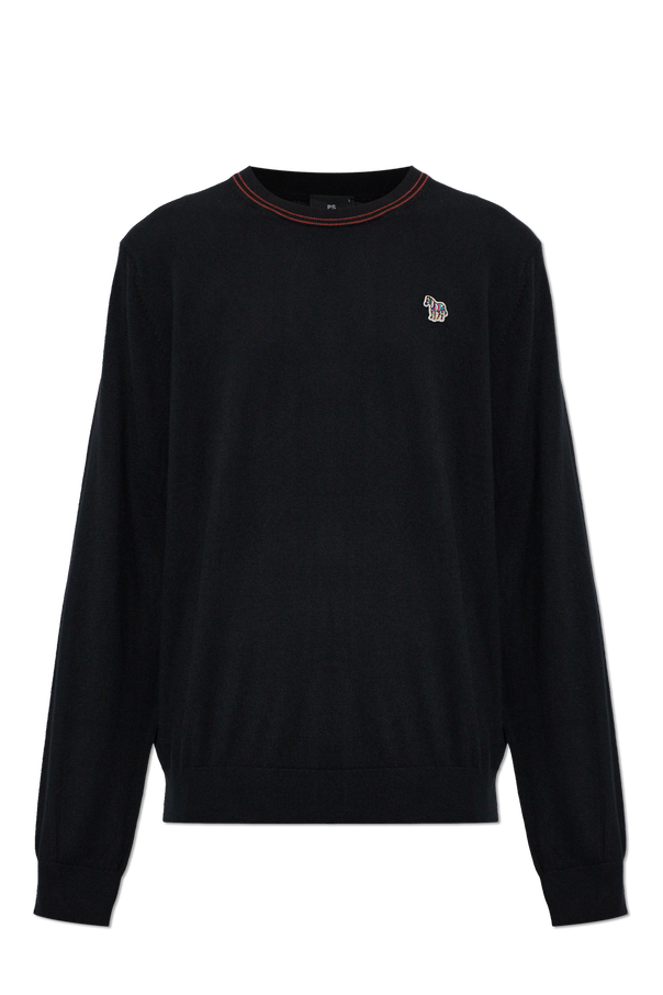 Cotton sweater with patch od PS Paul Smith