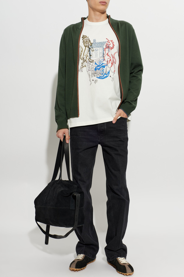 PS Paul Smith Woll-Cardigan mit Stehkragen