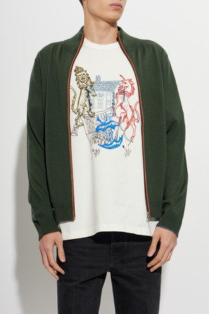 PS Paul Smith Woll-Cardigan mit Stehkragen