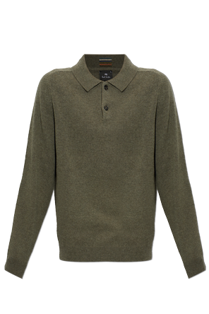 Wool polo shirt