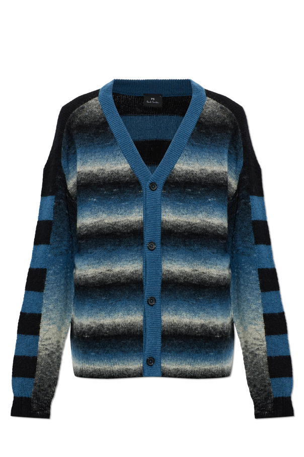 Wool striped cardigan od PS Paul Smith