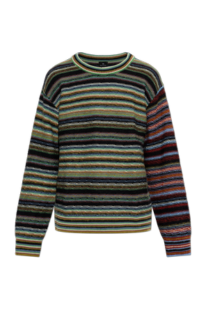 Cotton striped sweater