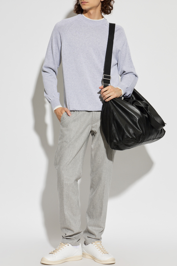 Eleventy Cotton sweater with a crew neck