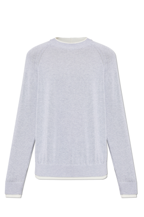 Jersey de algodón con cuello redondo