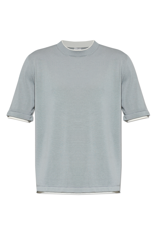 Cotton T-shirt with a crew neck od Eleventy