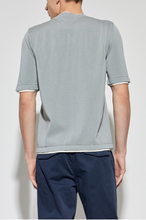 Eleventy Cotton T-shirt with a crew neck