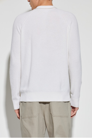 Eleventy Polo de cachemira de manga larga