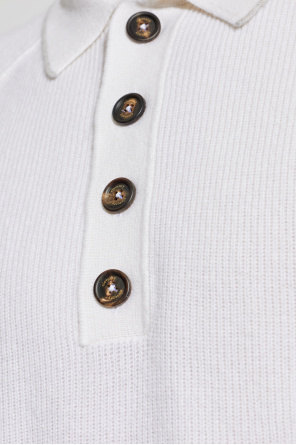 Eleventy Polo de cachemira de manga larga