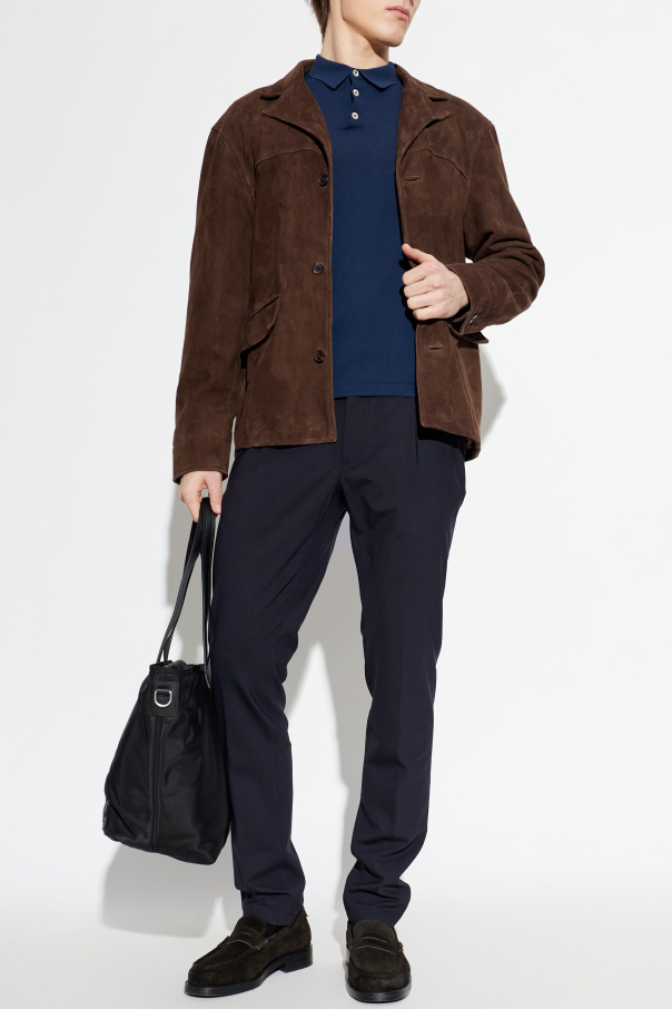 Eleventy Bawełniane polo z długimi rękawami