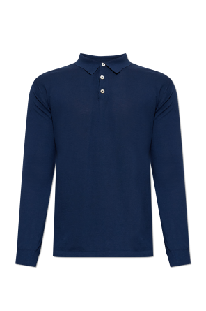 Bawełniane polo z długimi rękawami