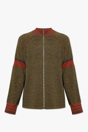 ‘fusion’ zip-up sweater od Wales Bonner