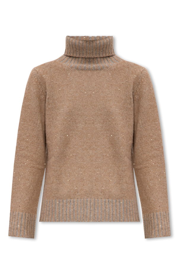 Fabiana Filippi Sequinned turtleneck sweater