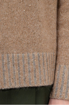 Fabiana Filippi Sequinned turtleneck sweater
