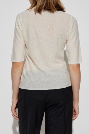 Fabiana Filippi Sweater with trimming