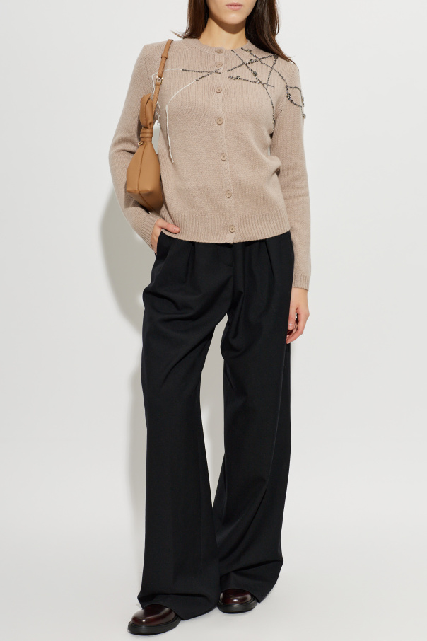 Fabiana Filippi Cardigan with appliqués