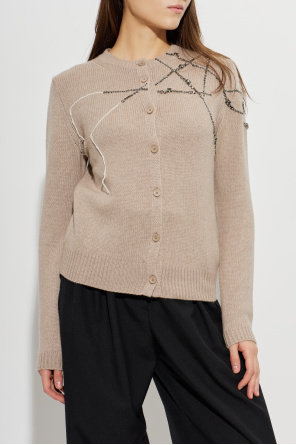 Fabiana Filippi Cardigan with appliqués
