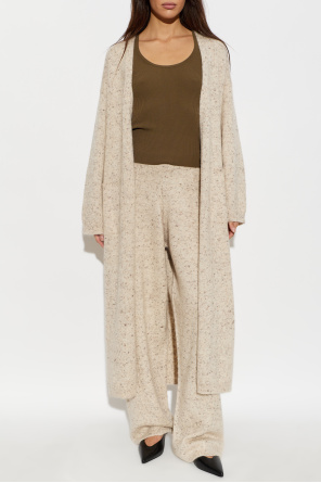 Fabiana Filippi Long cardigan with lurex thread