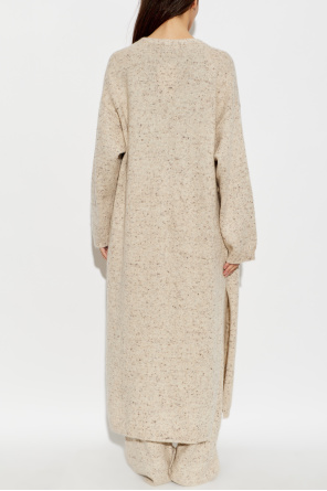 Fabiana Filippi Long cardigan with lurex thread