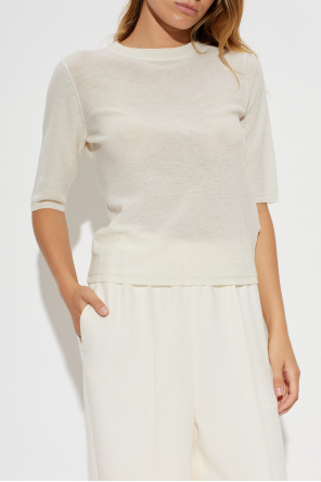 Fabiana Filippi Long cardigan with decorative knit