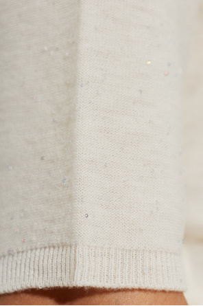 Fabiana Filippi Long cardigan with decorative knit
