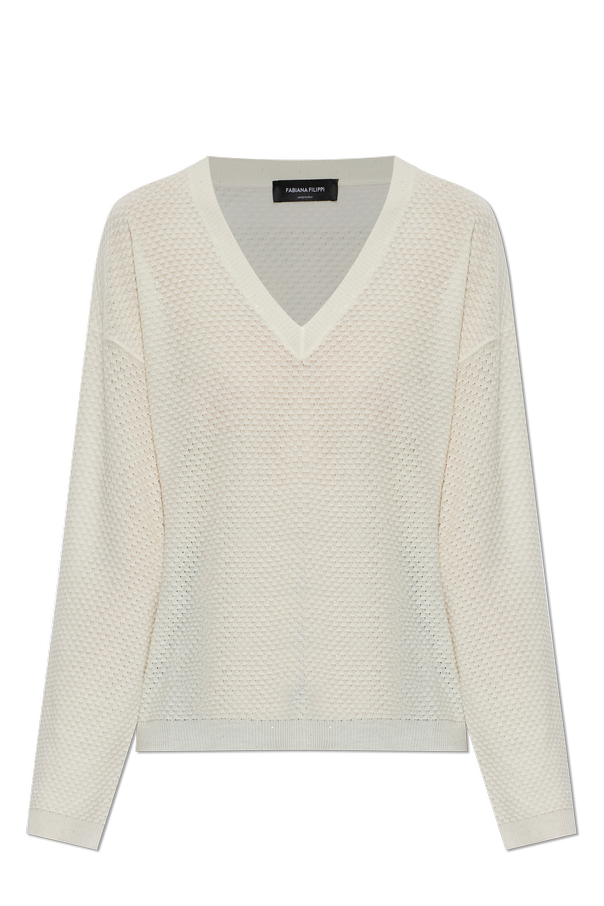 Wool sweater with sequins od Fabiana Filippi