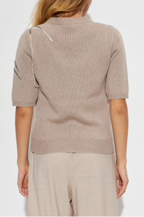 Fabiana Filippi Top with shimmering crystals