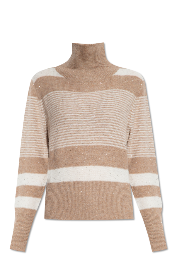 Fabiana Filippi Sequin turtleneck sweater