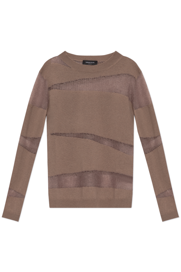 Sweater with a crew neck od Fabiana Filippi