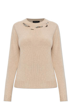 Pullover mit glänzenden Applikationen