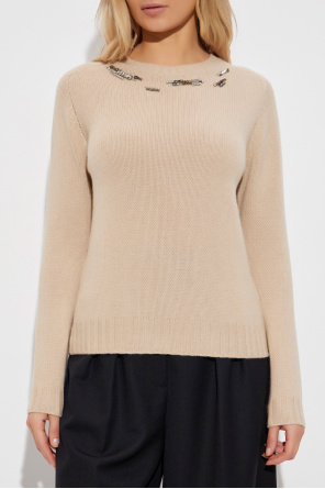 Fabiana Filippi Jersey con aplicaciones brillantes