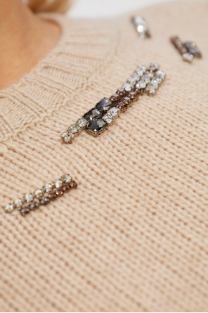 Fabiana Filippi Jersey con aplicaciones brillantes