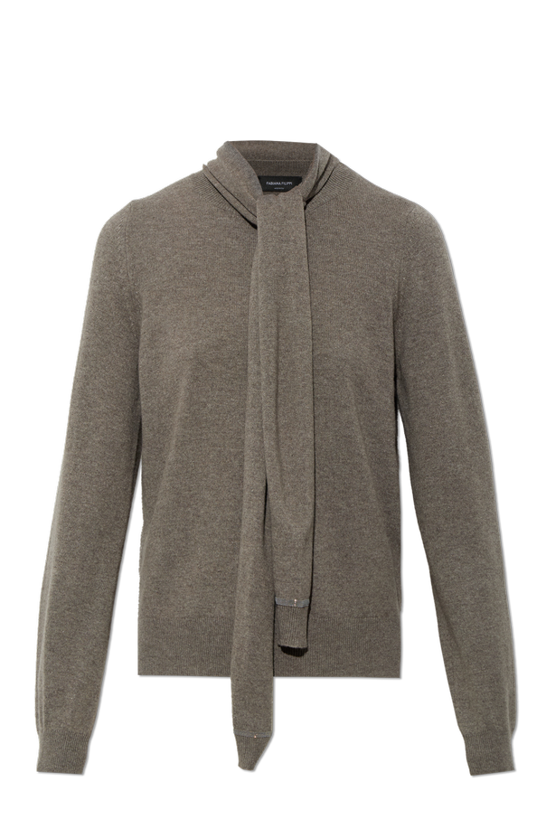 Sweater with Detachable Scarf od Fabiana Filippi